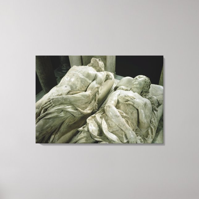 Lienzo Tumba de Catherine de Medici y Enrique II (Anverso)