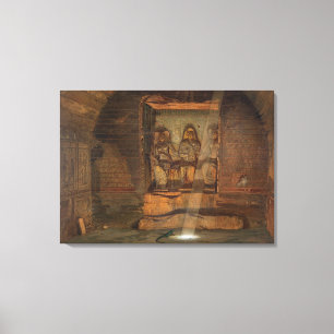 Lienzo Tumba de El-Kab, uno de los 24 ilustraciones produ