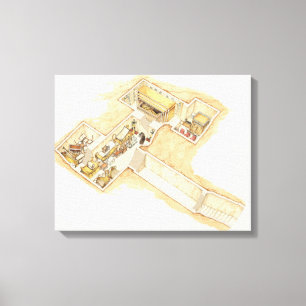 Lienzo Tumba de Tutankhamun