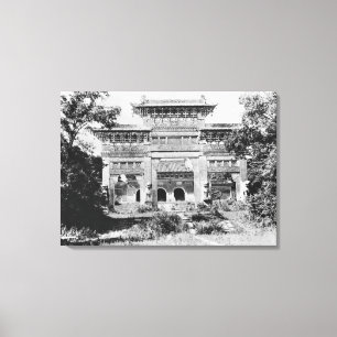 Lienzo Tumba del emperador Qing Taizong