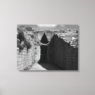 Lienzo Tumba del Vintage Grecia Atenas Mycenae Agamemnon