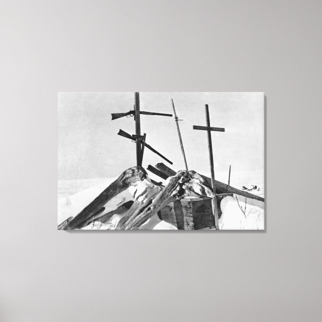 Lienzo Tumba esquimal en Alaska Fotografía (Anverso)