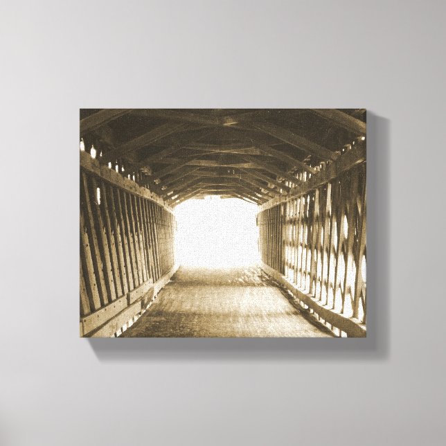 Lienzo Túnel de la luz (Anverso)