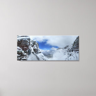 Lienzo Túnel de Ptarmigan Pass Parque Nacional del Glacia