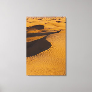 Lienzo Túnez, zona de Ksour, Ksar Ghilane, Gran Erg 2
