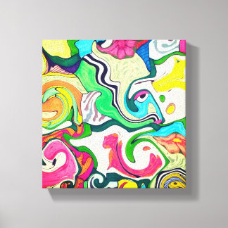 Lienzo Turbulance of Color