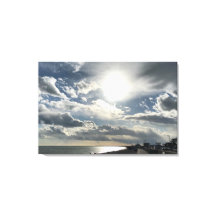 Turbulentos Cielos Sobre Hythe Bay Kent.