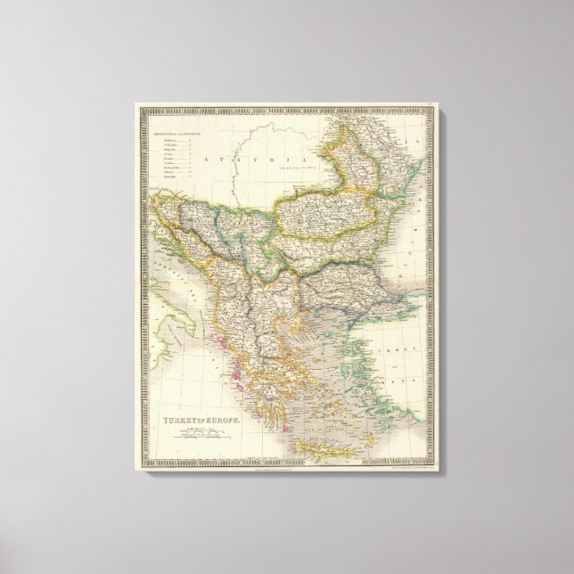 Lienzo Turquía (Anverso)