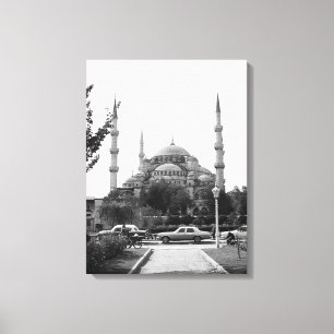 Lienzo Turquía Antigüa Estambul La Mezquita Azul