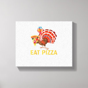 Lienzo TURQUÍA COME PIZZA Shirt Adult Vegan Niños Gracios