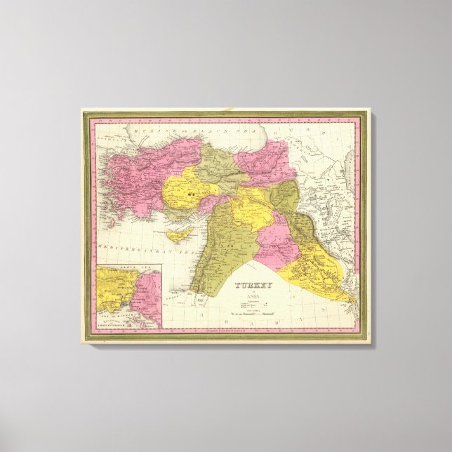 Lienzo Turquía En Asia (Anverso)