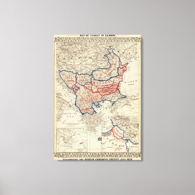 Lienzo Turquía en Europa 6 (Anverso)