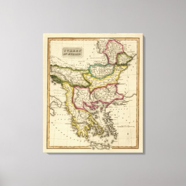 Lienzo Turquía en Europa 9 (Anverso)