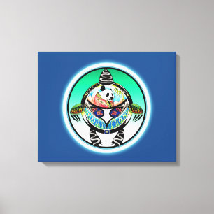 Lienzo Turtle Panda