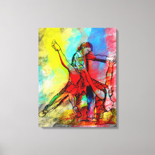 Lienzo Tus Labios de Rubi - su tango de rubíes de los