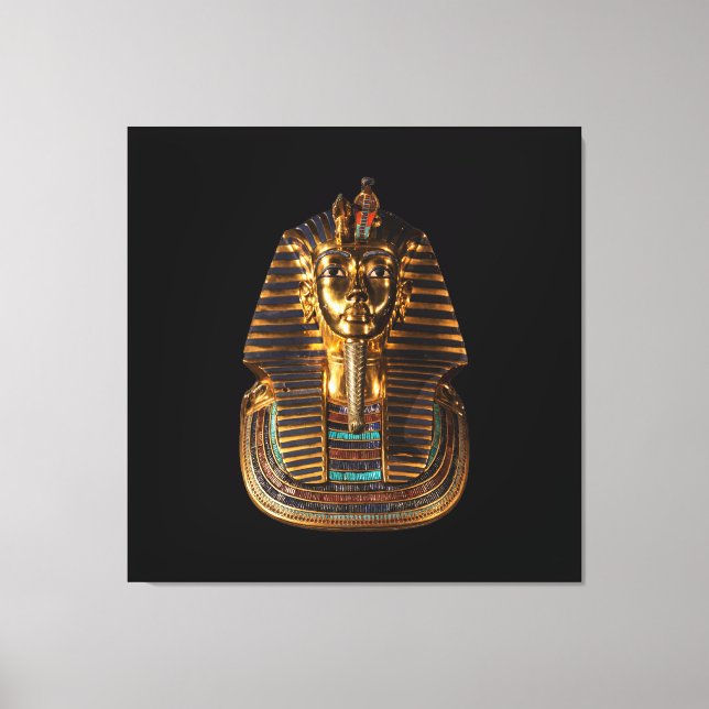 Lienzo Tutankhamun El Rey Egipcio - Anciano Real Maje (Anverso)