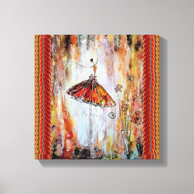 Lienzo Tutu Ballerina Canvas Print (Anverso)