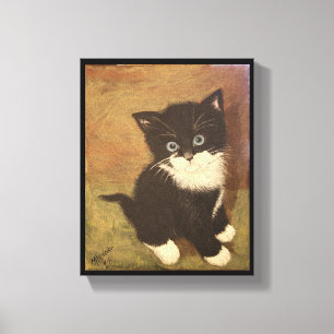 Lienzo Tuxedo Kitten