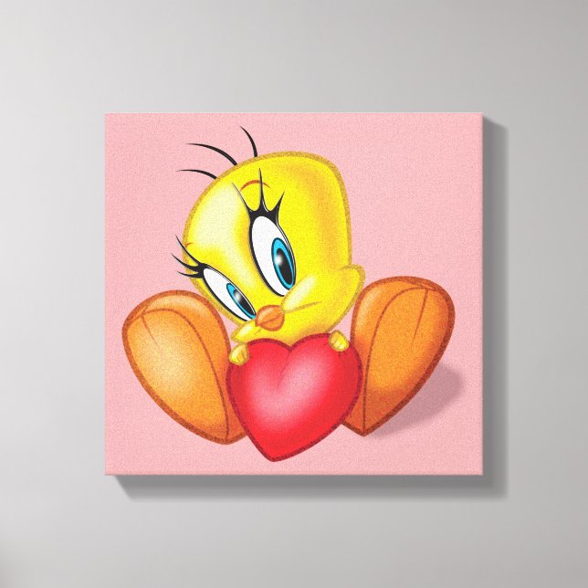 Lienzo TWEETY™ Holding Heart (Anverso)