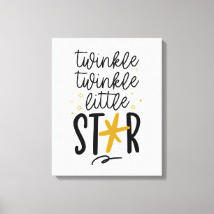 Lienzo Twinkle Twinkle Little Star Doodle