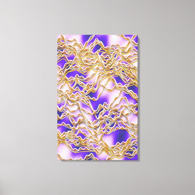 Lienzo Twisted ropes pattern  (Anverso)