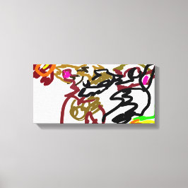 Lienzo Two wolves Autumn