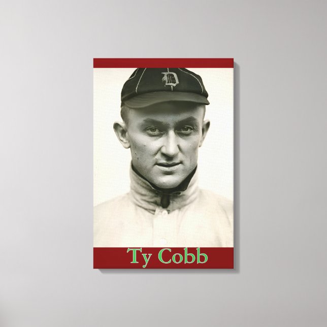 Lienzo Ty Cobb Canvas Print (Anverso)