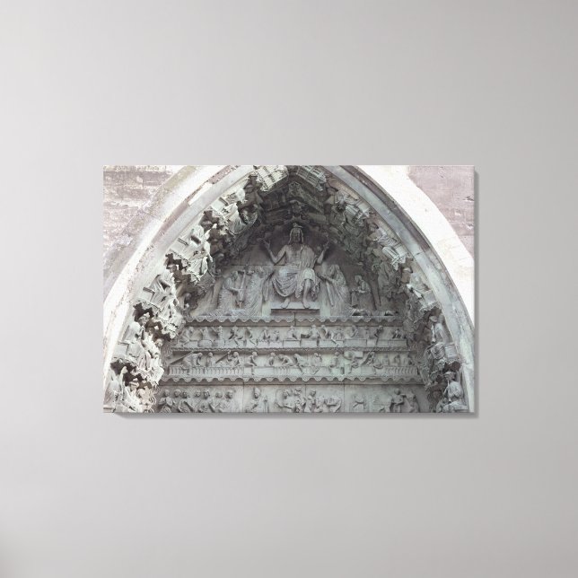 Lienzo Tympanum del portal izquierdo (Anverso)