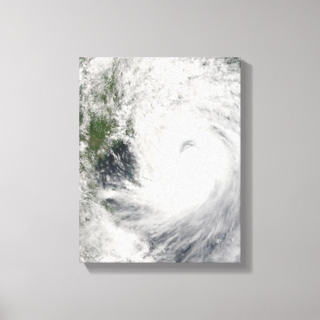 Lienzo Typhoon Prapiroon (Anverso)