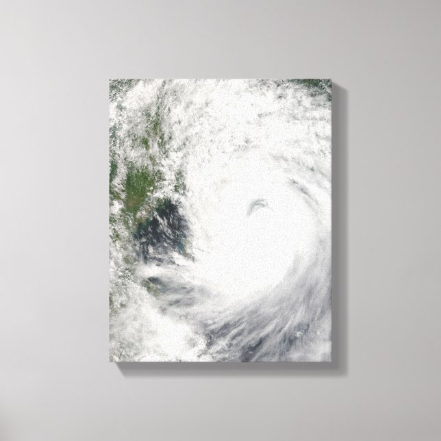 Lienzo Typhoon Prapiroon (Anverso)