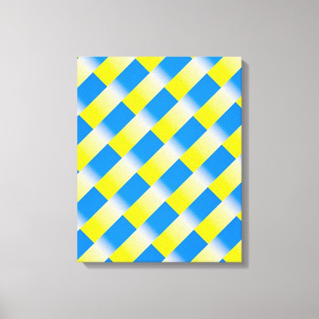 Lienzo Ucrania azul y amarilla inspiró la guerra de paz c (Anverso)