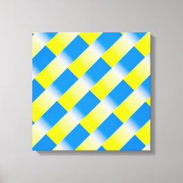 Lienzo Ucrania azul y amarilla inspiró la guerra de paz c