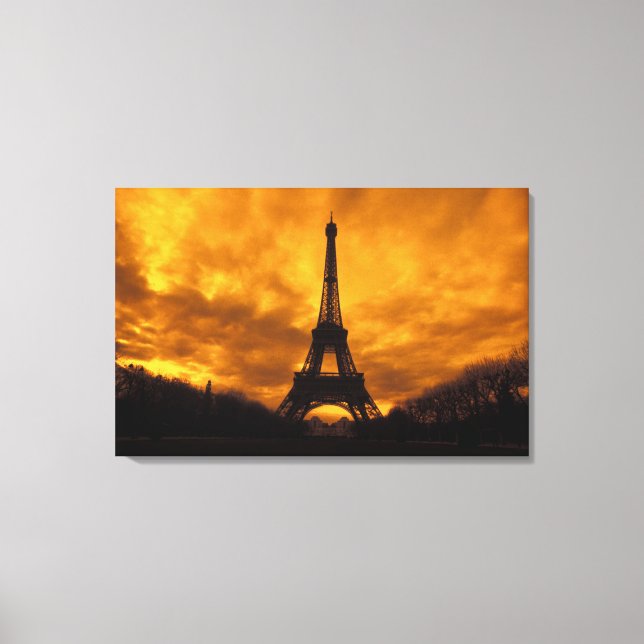 Lienzo UE, Francia, París. Torre Eiffel. (Anverso)