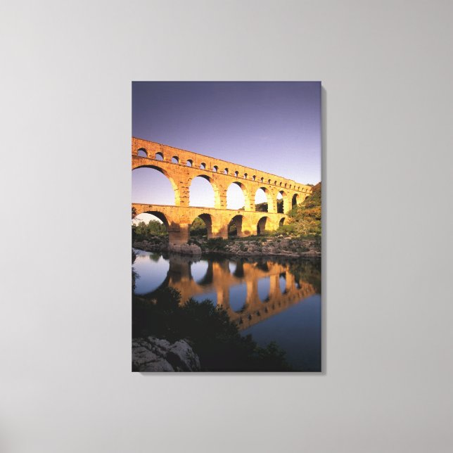 Lienzo UE, Francia, Provenza, Gard, Pont du Gard. 4 (Anverso)