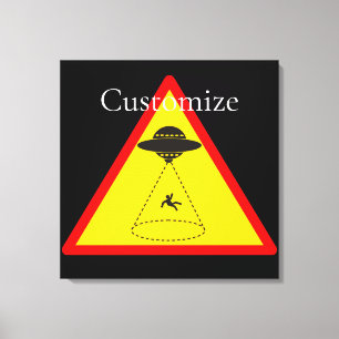 Lienzo UFO Thunder_Cove de secuestro de Alien