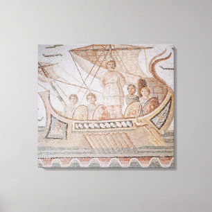 Lienzo Ulises y las sirenas