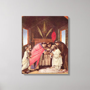 Lienzo Última Comunión de San Jerónimo - Botticelli