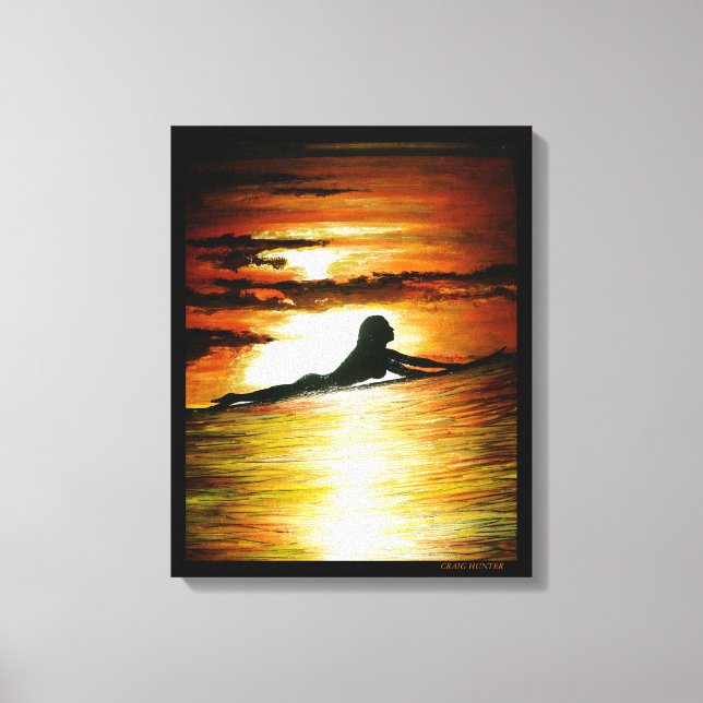 Lienzo Última llamada (Anverso)