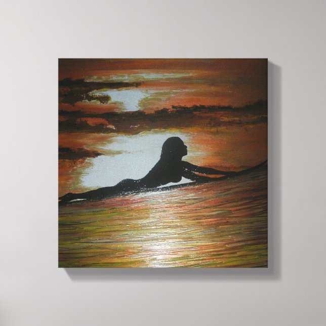 Lienzo Última llamada de la última ola (Anverso)