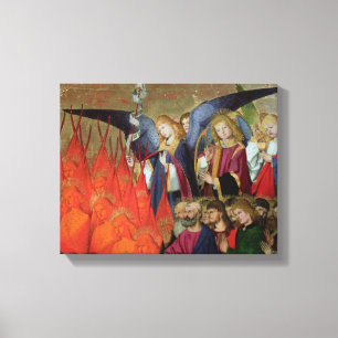 Lienzo Un ángel, de la 'coronación del Virgin