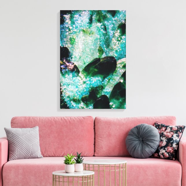 Lienzo Un Aura de Esmeraldas (Insitu (Sala de estar))