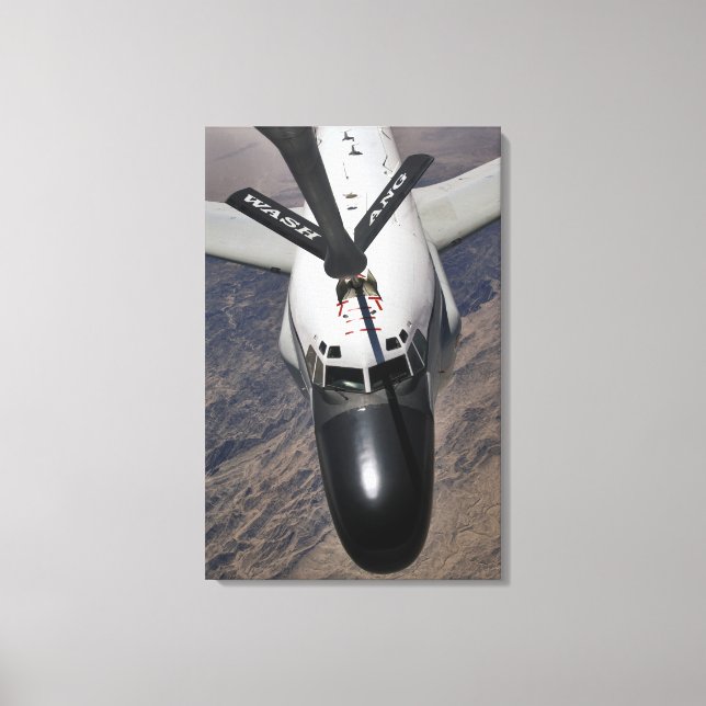 Lienzo Un avión de reconocimiento conjunto RC-135 Rivet (Anverso)