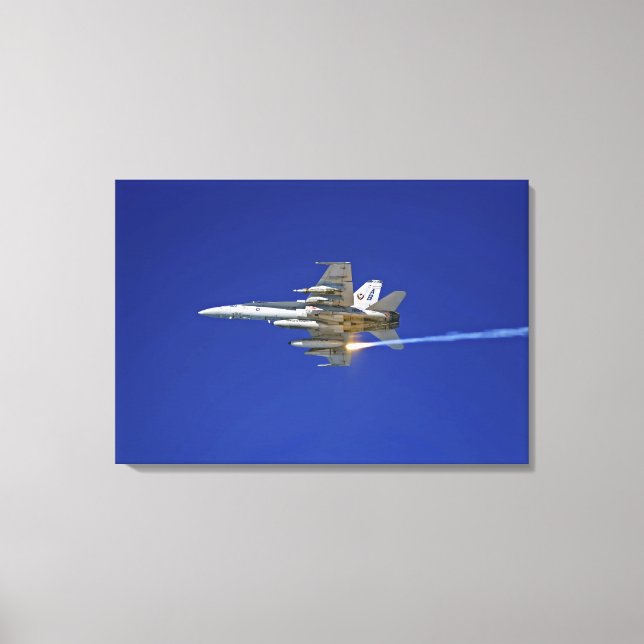 Lienzo Un avispón F/A-18C (Anverso)