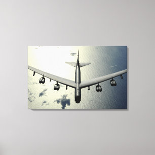 Lienzo Un B-52 Stratofortress en vuelo 2