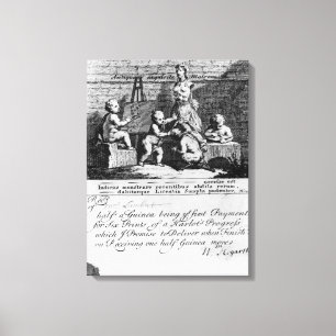 Lienzo Un billete de suscripción para 'A Harlot's