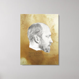 Lienzo Un bosquejo de Henry James