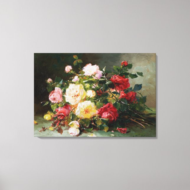 Lienzo Un Bouquet de Rosas (Anverso)