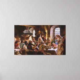 Lienzo Un Boyar Boda festín de Konstantin Makovsky