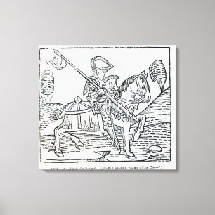 Lienzo Un caballero, del 'Juego del Ajedrez' de Caxton