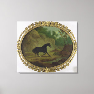 Lienzo Un caballo asustado por una serpiente, 1792